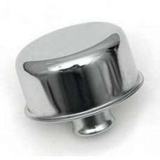 Chevy Engine Oil Breather Cap, Chrome, Push-In, 1955-1957