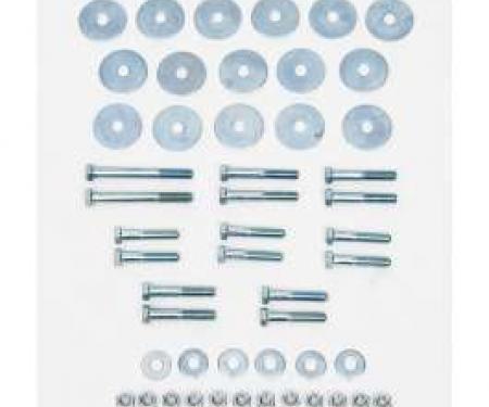 Chevy Body Mount Bolt & Washer Kit, 2-Door Hardtop, 1955-1957