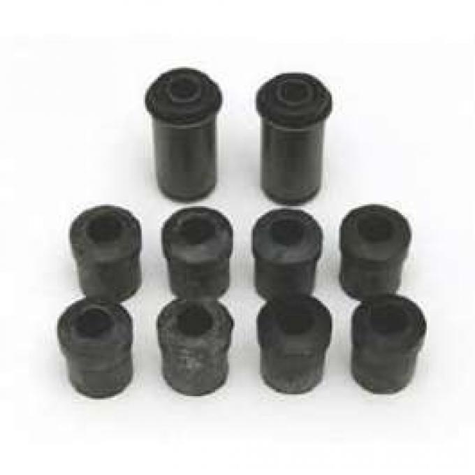 Chevy Leaf Spring & Shackle Bushing Set, Rear, 1955