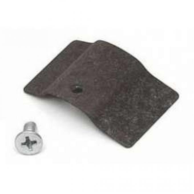 Chevy Beltline Molding End Clip, Stainless Steel, 2 & 4-Door Sedan, Left Front Door Rear Upper, Bel Air, 1955-1957