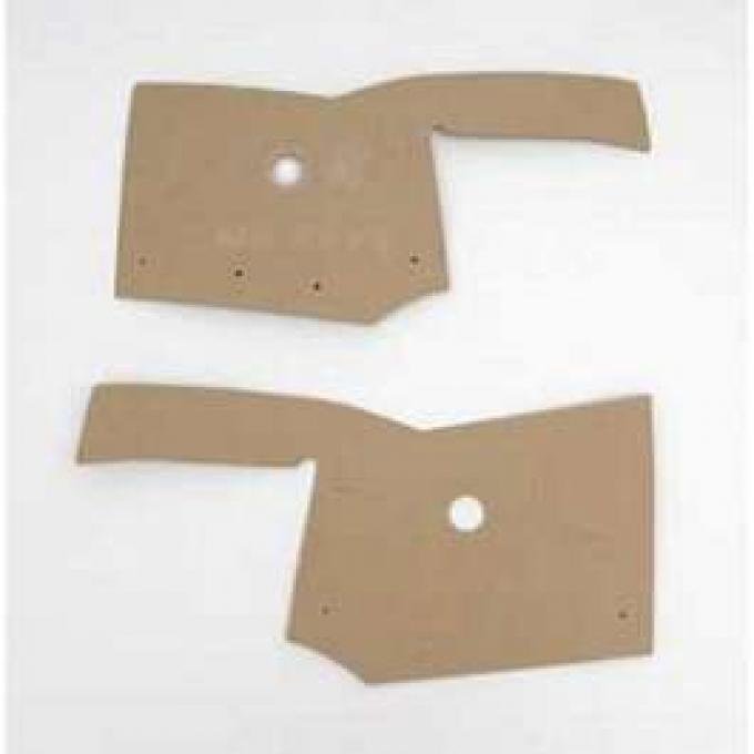 Chevy Cardboard Interior Rear Quarter Panels, Convertible, 1956-1957