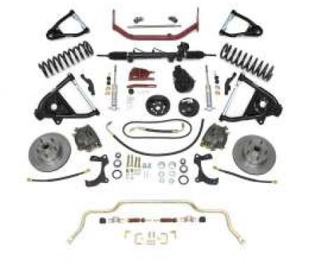 Chevy Complete Independent Front Suspension Kit, Big Block, With Standard Coil Springs, 1955-1957