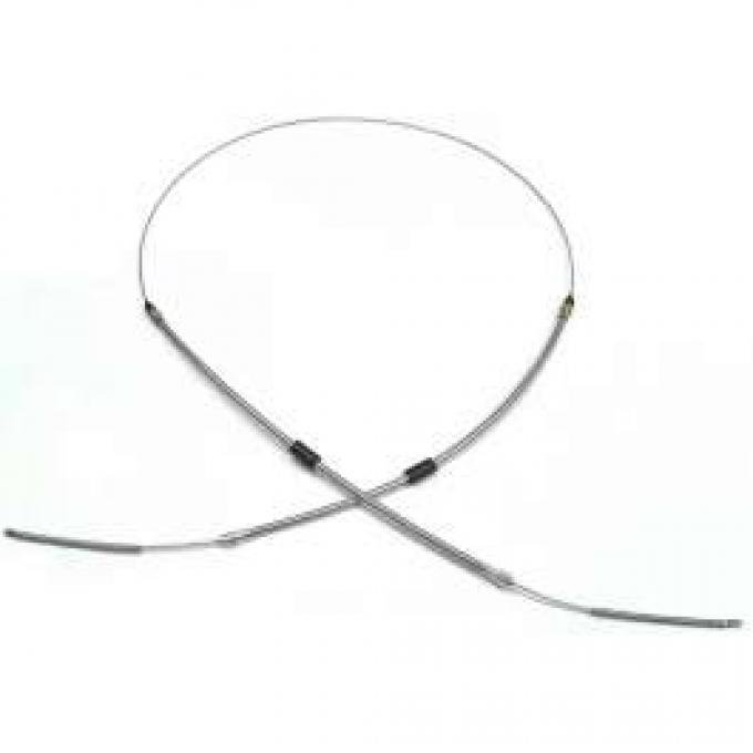 Chevy Rear Emergency Brake Cable, Replacement, 1955-1957