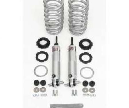 Chevy Front Coil-Over Shock Conversion Kit, Small Block, QA1, 1955-1957