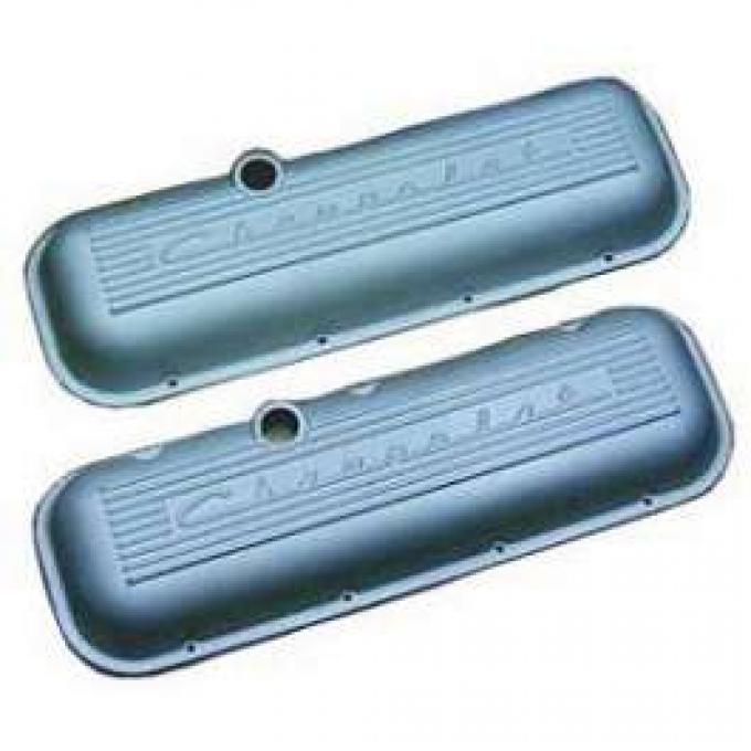 Chevy Aluminum Valve Covers, With Chevrolet Script, Big Block, 1955-1957