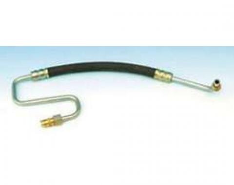 Chevy Power Steering Box Pressure Hose, Small Block, 605 & 670, With Inverted Flare, 1955-1957