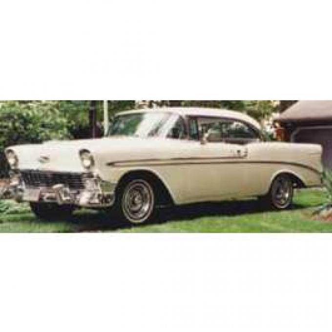 Chevy Rear Glass, Clear, 2-Door Hardtop, 1955-1957