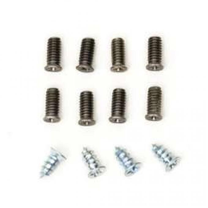 Chevy Windshield Pillar Screw Set, 1955-1957