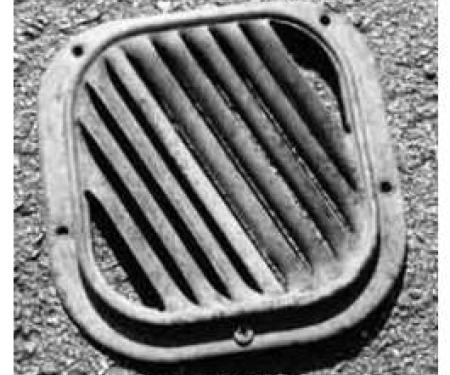 Chevy Fresh Air Vent Grille, Used, Right, 1955-1956