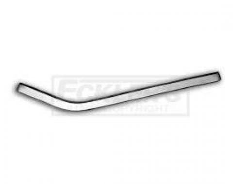 Chevy Interior Side Panel Trim, Stainless Steel, Left Upper Rear, Convertible, 1957