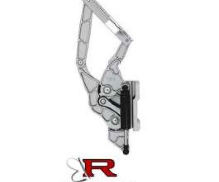 Chevy Hood Hinges, Billet Aluminum, Air Frame, Natural, 1957