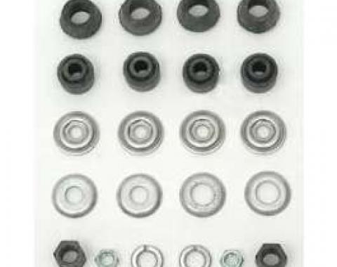 Chevy Rear Shock Washer & Bushing Kit, 1955-1957