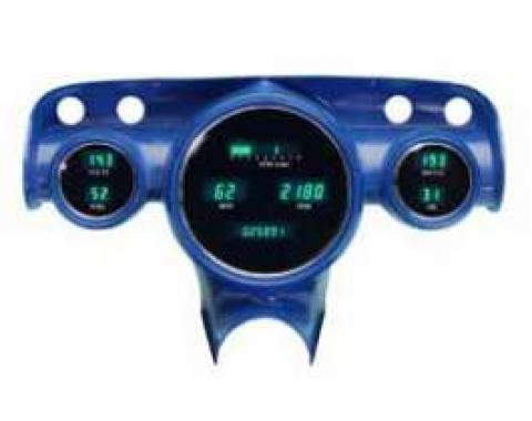 Chevy Dakota Digital Dash Kit, Teal, 1957