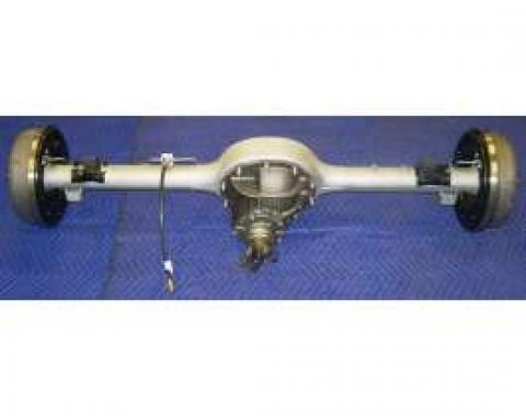 Chevy Rear End, 9, Complete, With 11 Drum Brakes & Stainless Steel Lines, 1955-1957