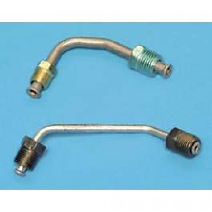 Chevy Brake Lines, Prebent, Front, Use With Power Brakes & GM Style Proportioning Valve, 1955-1957