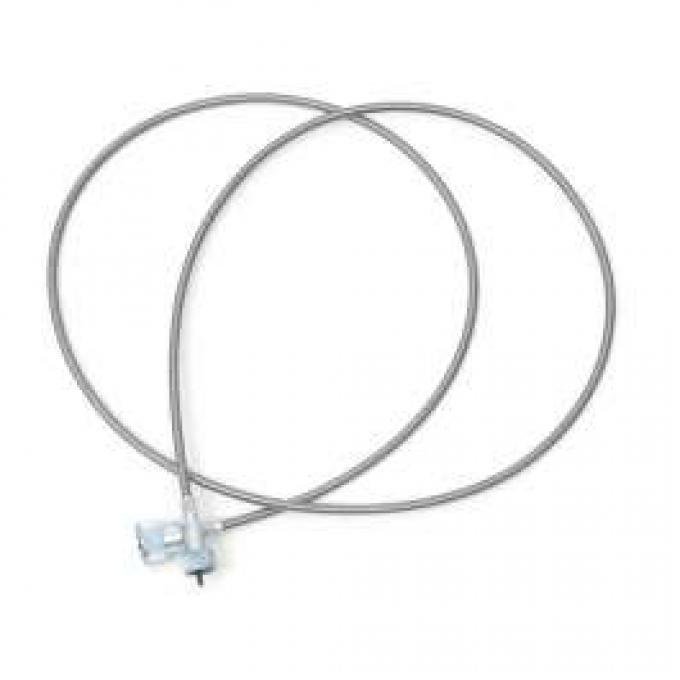Chevy Speedometer Cable, Metal Housing, For Cars With Automatic Transmission, 1955-1957