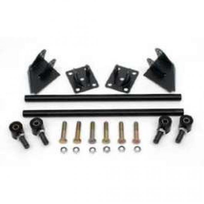 Chevy Traction Bar Kit, Use With Leaf Springs In Stock Location, 1955-1957