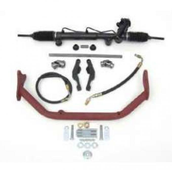 Chevy Rack & Pinion Deluxe Steering Kit, Big Block, With ididit Tilt Column & Floor Shift, 1955-1957