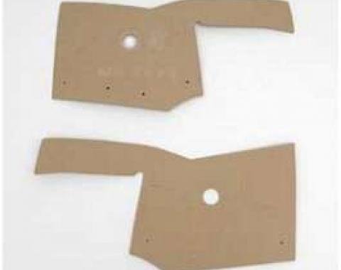 Chevy Cardboard Interior Rear Quarter Panels, Convertible, 1956-1957