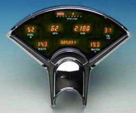 Chevy Dakota Digital Dash Kit, Amber, 1955-1956