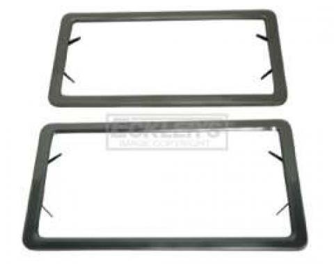 License Plate Frames, Stainless Steel