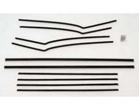 Chevy Window Felt Kit, 2-Door Hardtop, Bel Air, 1955-1957