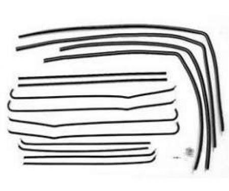 Chevy Window Felt Kit, Bel Air 2-Door Sedan, 1955-1957