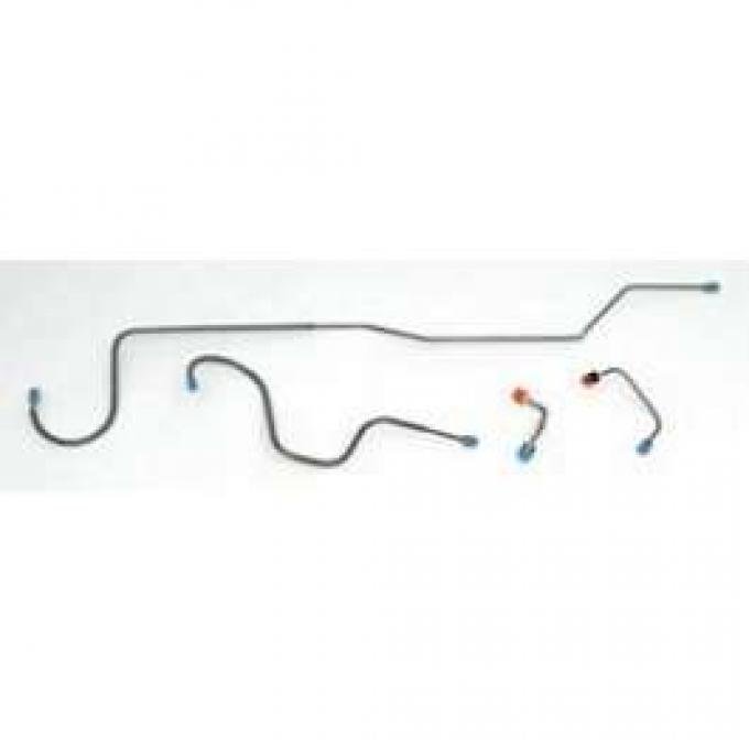 Chevy Brake Lines, Stainless Steel, For Use With CCI Rear Disc Kits, 1955-1957