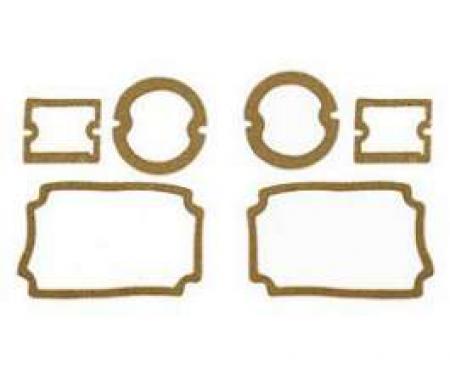 Chevy Parking Light, Taillight & Back-Up Light Lens Gasket Set, 1956