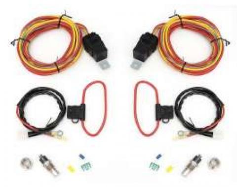 Chevy Cross-Flow Dual Fan Relay & Wiring Kit, Griffin, 1955-1957