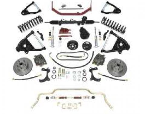 Chevy Complete Independent Front Suspension Kit, Big Block, With Standard Coil Springs, 1955-1957