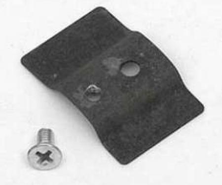 Chevy Door Front Upper Beltline Molding Clip, Stainless Steel, 2 & 4-Door Sedan, Bel Air, Left, 1955-1957