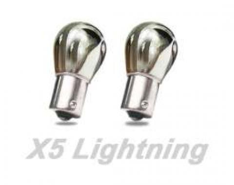 Light Bulbs, 1156, Chrome X5 Lightning White Silver Stealth