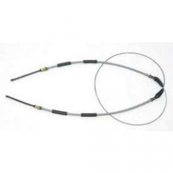 Chevy Rear Emergency Brake Cable, Show Correct, 1955-1957