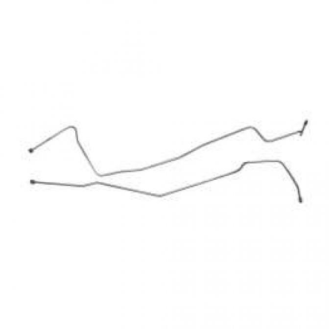 Chevy Transmission Cooling Lines, Turbo Hydra-Matic 200, 350, 400 (TH200, 350, 400), Automatic, For Cars With Small Block Engine & Radiator In 6