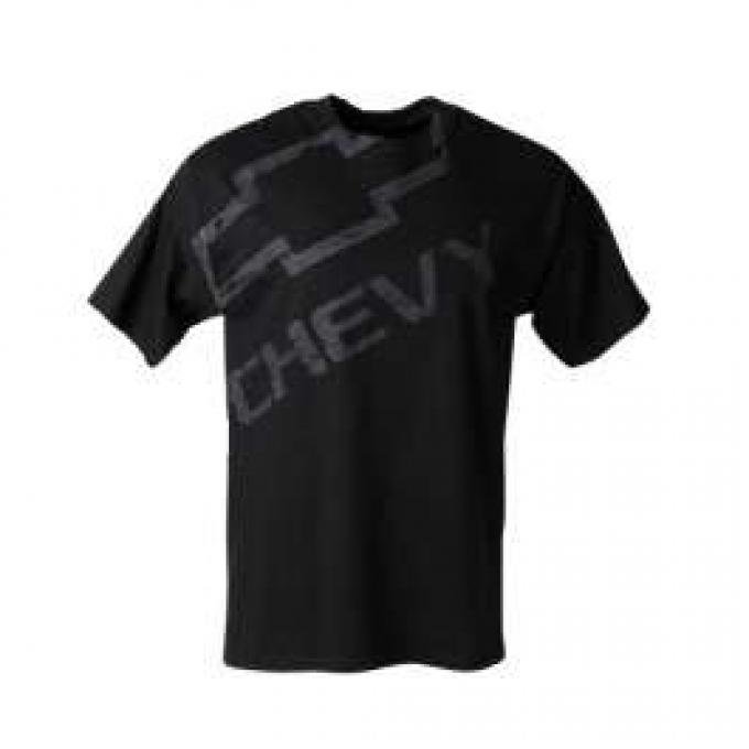 Chevy T-Shirt, Distressed Chevy With Bowtie