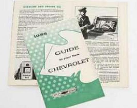 Chevy Owner's Manual, 1955