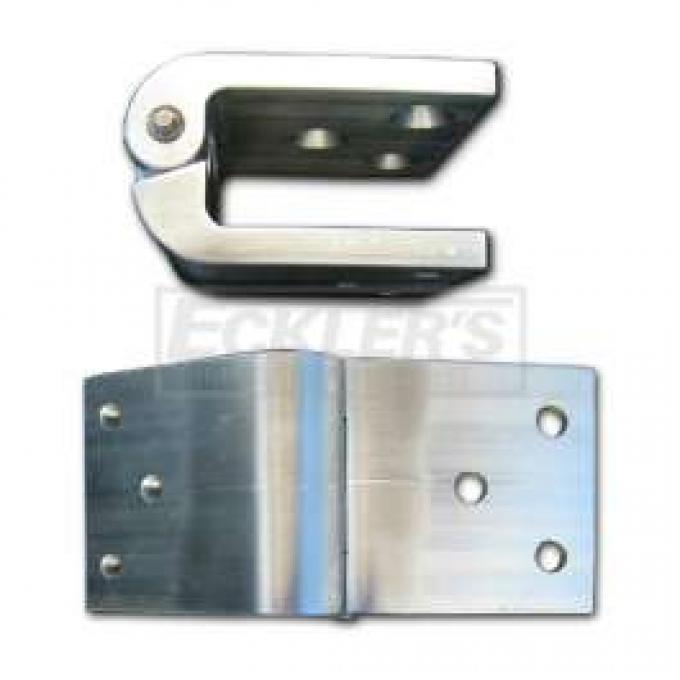 Chevy Tailgate Hinges, Billet Aluminum, For Wagon, 1955-1957