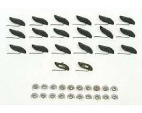 Chevy Quarter Panel Molding Clip Set, Stainless Steel, 210, 1955