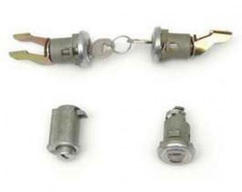 Chevy Lock Set, With Original Keys, 1955 2 & 4-Door Sedan, 1957 2-Door Hardtop & Convertible