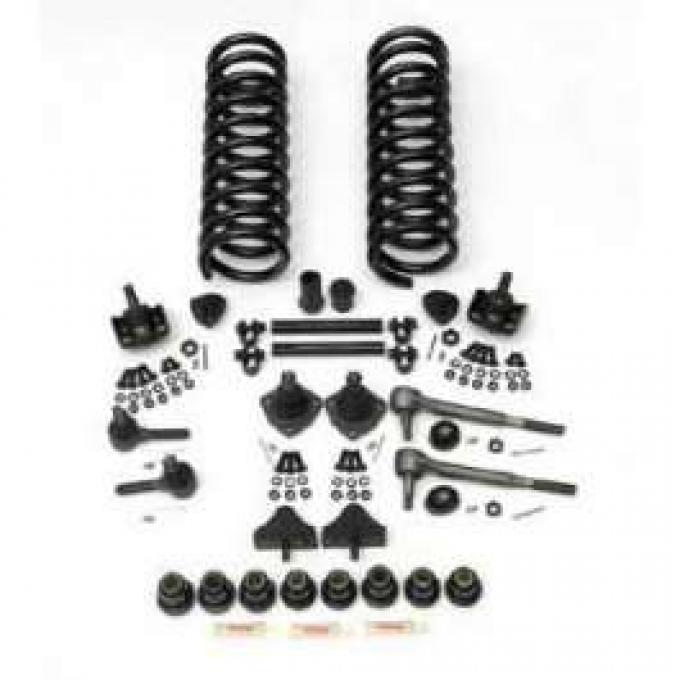 Chevy Front End Rebuild Kit, Non-Power, With Urethane Bushings, 1955-1957
