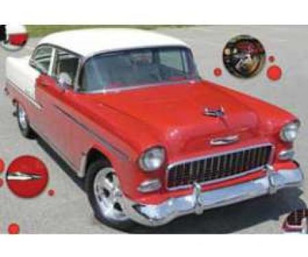 Chevy Windshield, Tinted, Shaded, Sedan Or Wagon, 1955-1956