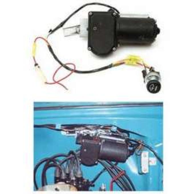 Chevy Electric Wiper Motor, Replacement, 1955-1956