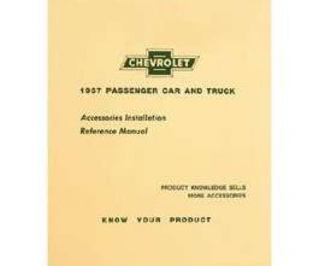 Chevy Accessory Installation Manual, 1957