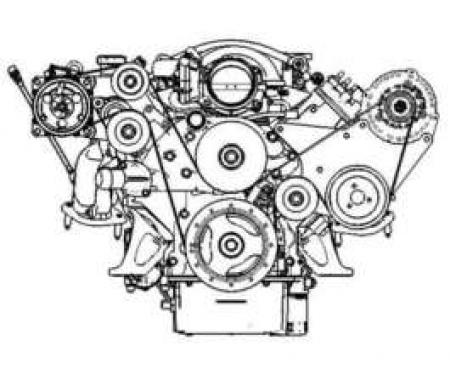 LS Engine Air Conditioning Bracket Kit For Corvette LS Engine, Vintage Air