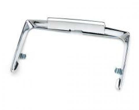 Chevy License Plate Frame, Chrome, Accessory, 1956