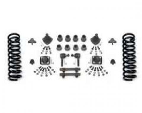 Chevy Front End Rebuild Kit With Rack & Pinion & Stock Springs, 1955-1957