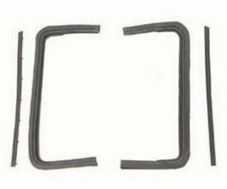 Chevy Weatherstrip Set, Vent Window, Sedan & Wagon, 1955-1957