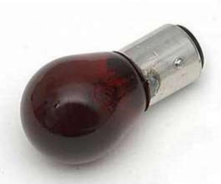 Chevy Taillight & Brake Light Bulb, Red, 1955-1957