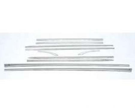 Chevy Side Molding Set, Stainless Steel, 2-Door Hardtop Or Convertible, Sedan, Nomad, Wagon, 210, Bel Air, 1957